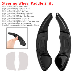 2019-2024 Volkswagen T-Roc Steering Wheel Paddle Shifter Extension Black Generic