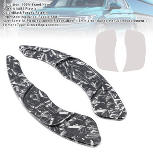 2015-2016 Volkswagen Scirocco Steering Wheel Paddle Shifter Extension Black Forged Pattern Generic