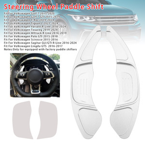 2016-2024 Volkswagen Sagitar GLI/GTI R-Line Steering Wheel Paddle Shifter Extension Aluminium Silver Generic