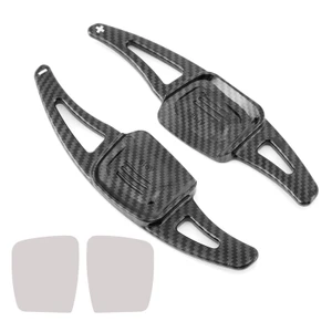 2019-2024 Volkswagen Golf 8 Steering Wheel Paddle Shifter Extension Carbon Fiber Black Look Generic