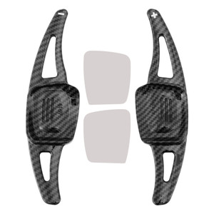 2015-2020 Volkswagen Tiguan L Steering Wheel Paddle Shifter Extension Carbon Fiber Black Look Generic