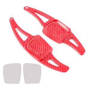 2018-2024 Volkswagen Passat Steering Wheel Paddle Shifter Extension Carbon Fiber Red Look Generic