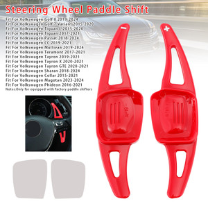 2020-2021 Volkswagen Tayron X Steering Wheel Paddle Shifter Extension Red Generic