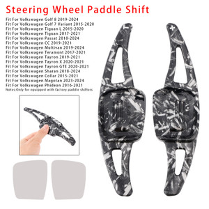2015-2020 Volkswagen Tiguan L Steering Wheel Paddle Shifter Extension Black Forged Pattern Generic