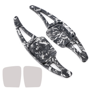 2019-2024 Volkswagen Multivan Steering Wheel Paddle Shifter Extension Black Forged Pattern Generic
