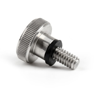 Bolt Screw Cushion Seat For Harley Softail Deluxe FLSTN (05-16) FXST (99-07) Silver
