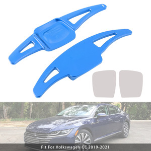 2018-2024 Volkswagen Sharan Steering Wheel Paddle Shifter Extension Aluminium Blue Generic