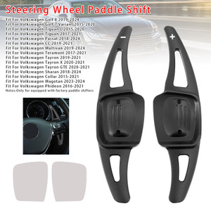 2018-2024 Volkswagen Sharan Steering Wheel Paddle Shifter Extension Aluminium Black Generic