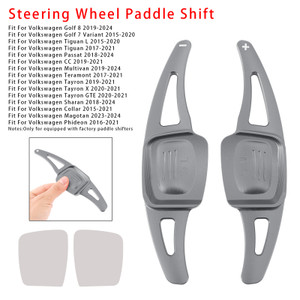 2016-2021 Volkswagen Phideon Steering Wheel Paddle Shifter Extension Aluminium Grey Generic