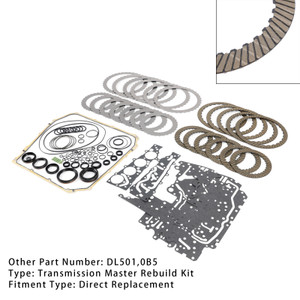 2014-2016 PORSCHE MACAN 2.0L 3.0L 3.6L Transmission Master Rebuild Kit DL501,0B5 Generic