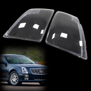 2005-2011 Cadillac STS 2Pcs Front Headlamp Headlight Lens Cover Shell Clear Generic
