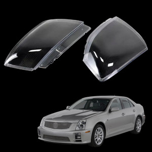 2006-2009 Cadillac STS-V 2Pcs Front Headlamp Headlight Lens Cover Shell Clear Generic