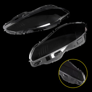 2010-2019 Jaguar XJ XJL Pair Front Headlamp Headlight Lens Cover Shell Clear Generic