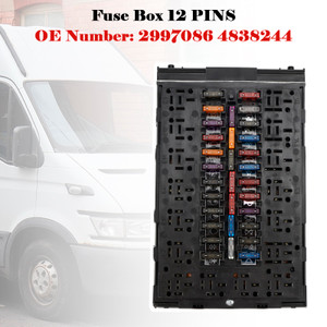 1989-2006 Iveco Daily II III Autobus Autocar Fuse Box 2997086 4838244 Generic