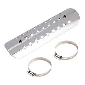 Steel Exhaust Muffler Pipe Heat Deflector Cover For Motorcycle Scooter