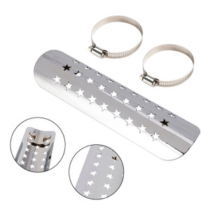 Steel Exhaust Muffler Pipe Heat Deflector Cover For Motorcycle Scooter