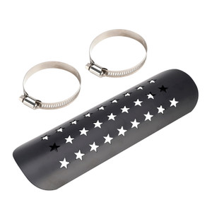 Exhaust Side Bracker Cover Steel Decorative Cover Fit Motorcycle Scooter Cub