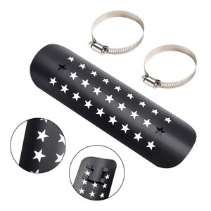 Exhaust Side Bracker Cover Steel Decorative Cover Fit Motorcycle Scooter Cub