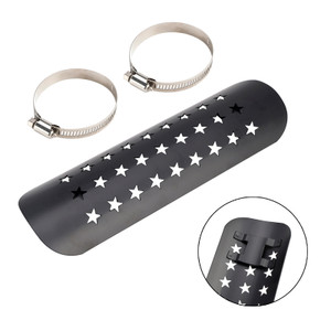 Exhaust Side Bracker Cover Steel Decorative Cover Fit Motorcycle Scooter Cub