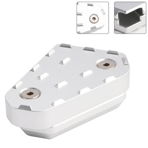 2019-2023 Ducati Multistrada 1260 Extension Brake Foot Pedal Enlarger Pad Cnc Silver Generic