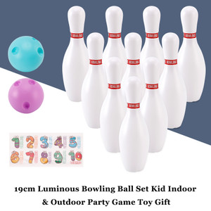19cm Luminous Bowling Ball Set Kid Indoor & Outdoor Party Game Toy Gift