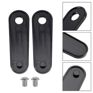 1993-2023 Electra Glides Road Glides Rear Floorboard Foot Peg Frame Plates Black Generic