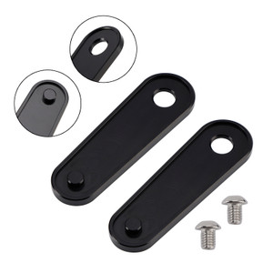 1993-2023 Electra Glides Road Glides Rear Floorboard Foot Peg Frame Plates Black Generic
