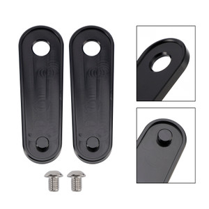 1993-2023 Electra Glides Road Glides Rear Floorboard Foot Peg Frame Plates Black Generic