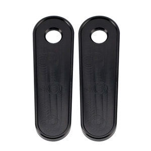 1993-2023 Electra Glides Road Glides Rear Floorboard Foot Peg Frame Plates Black Generic