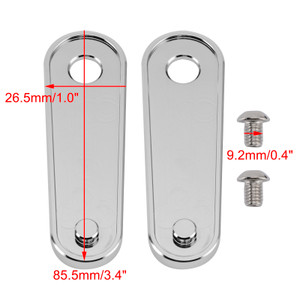 1993-2023 Electra Glides Road Glides Rear Floorboard Foot Peg Frame Plates Chrome Generic