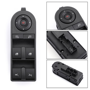 2004–2009 OPEL TIGRA B Master Power Window Switch 93162636 93162973 Black Generic