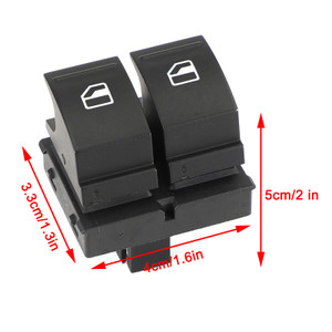 2006-2014 SKODA FABIA Mk2 Master Power Window Switch 1Z0959858 Black Generic
