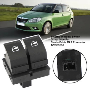 2006 2015 SKODA ROOMSTER Master Power Window Switch 1Z0959858 Black Generic