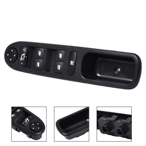 2000-2016 Peugeot 307 CC 3A/C SW 6554KT Front Left Electric Master Window Switch 6554KT Black Generic