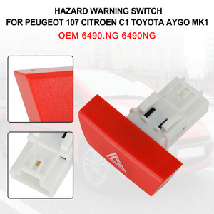 2005-2014 Toyota Aygo Hazard Light Warning Switch 6490NG Generic