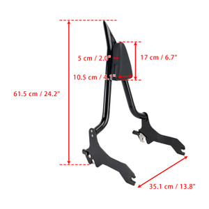 2018+ Softial Breakout 114 FLFB FLFBS FXBR RXBRS Passenger Sissy Bar Backrest Black Generic