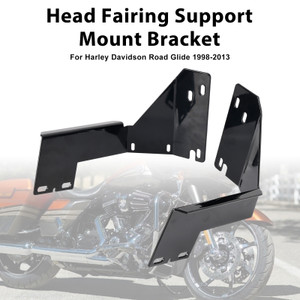 1998-2013 Harley-Davidson Road Glide Head Fairing Support Mount Bracket Black Generic