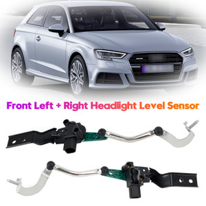 2012-2021 Seat Leon 5F 5F1 SC ST 5F5 5F8 Front Left+Right Headlight Level Sensor 3Q0412521A/5Q0907503 3Q0412522A/5Q0412522C Generic