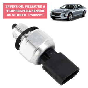 2019 Chevy Silverado 1500 LD Custom Engine Oil Pressure & Temperature Sensor 12685371 Generic