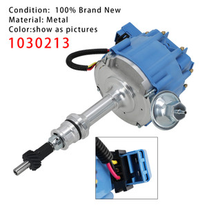 Ford Windsor 221 260 289 302 V8 Engine Ignition Blue Cap Distributor w/ 65K Coil 1030213 Generic