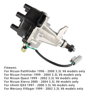 1999-2004 Nissan Frontier 3.3L V6 models only Distributor 22100-1W601 Generic