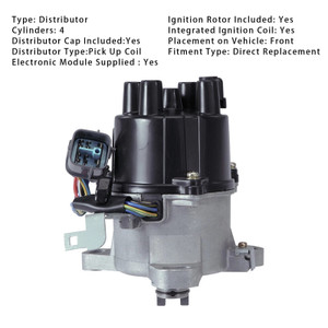 1996-1998 Honda Civic with TEC Distributor Ignition Distributor 30100-P2E-A01 Generic