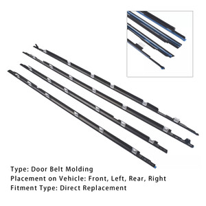 1991-1998 Toyota Land Cruiser 4PCS Door Belt Molding 75710-60021 Generic