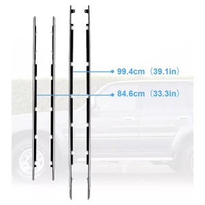 1991-1998 Toyota Land Cruiser 4PCS Door Belt Molding 75710-60021 Generic