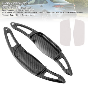 2018-2022 Toyota Camry Carbon Look Steering Wheel Paddle Shifter Extension Carbon Fiber Black Look Generic