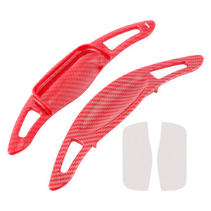 2020-2023 Toyota RAV4 Carbon Look Steering Wheel Paddle Shifter Extension Carbon Fiber Red Look Generic