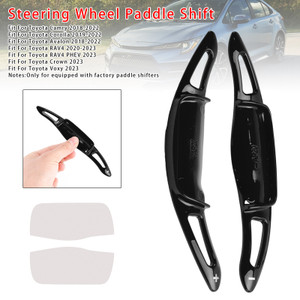 2023 Toyota RAV4 PHEV Carbon Look Steering Wheel Paddle Shifter Extension Black Generic