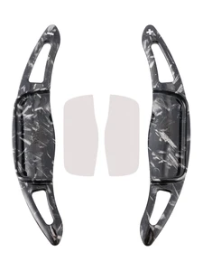 2023 Toyota Voxy Carbon Look Steering Wheel Paddle Shifter Extension Black Forged Pattern Generic