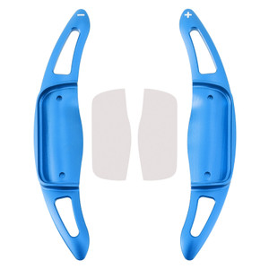 2018-2022 Toyota Camry Carbon Look Steering Wheel Paddle Shifter Extension Aluminium Blue Generic