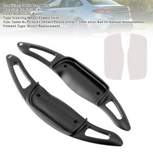 2023 Toyota Crown Carbon Look Steering Wheel Paddle Shifter Extension Aluminium Black Generic